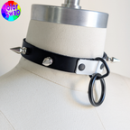 ☆ Color-Swap Ring & Spike Collar
