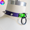 ☆ Color-Swap Ring & Spike Collar