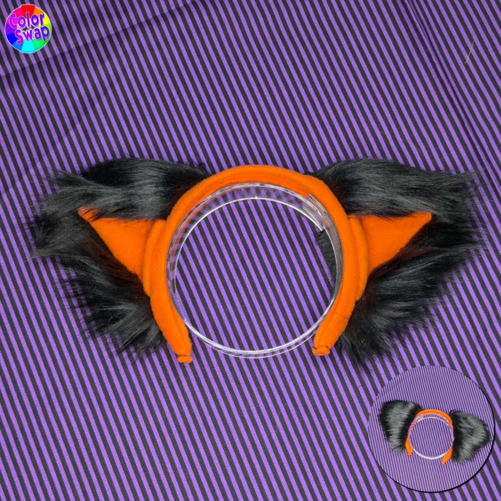 ☆ Color-Swap Fluffy Mew Ear Headband