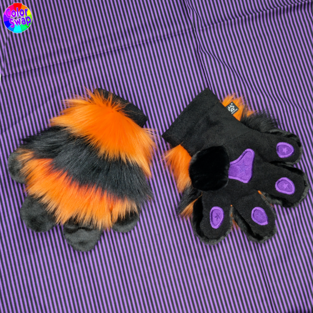 ☆ Color-Swap 3 Stripe PawMitts