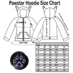 custom commission furry hoodie jacket size chart
