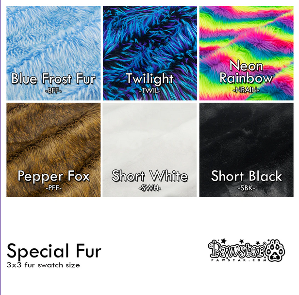 ☆ Color-Swap Stripey Full Fox Tail