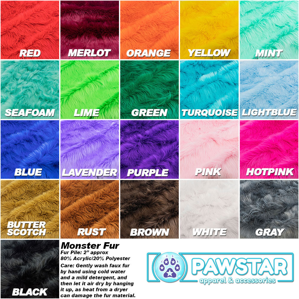 Pawstar standard faux fur swatch page