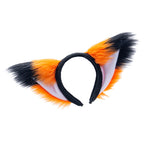 Orange Fox Ears - Pawstar Fox Yip Ear Headband - fox ear headband for costumes, cosplay, fursuit, fashion, therian