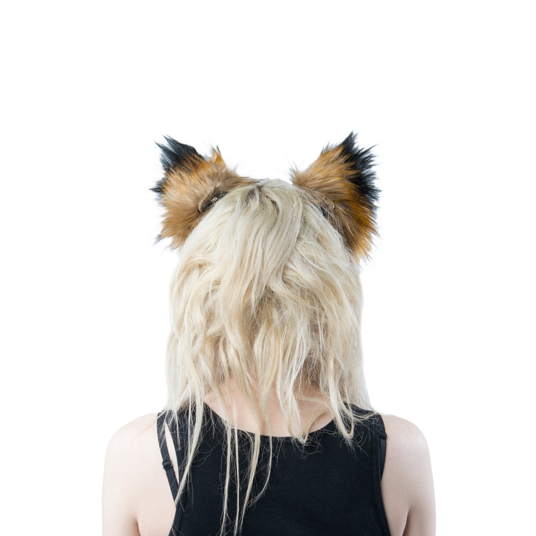 Pepper Fox Clip-In Ears - Pawstar Pawstar Clip-In Ears canine, cosplay, costume, ear, fox, furry, ship-15, ship-15day
