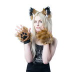 Pepper Fox Fur Pawlets - Pawstar Pawstar Pawlets cosplay, costume, furry, hand paws, paw, ship-15, ship-30day