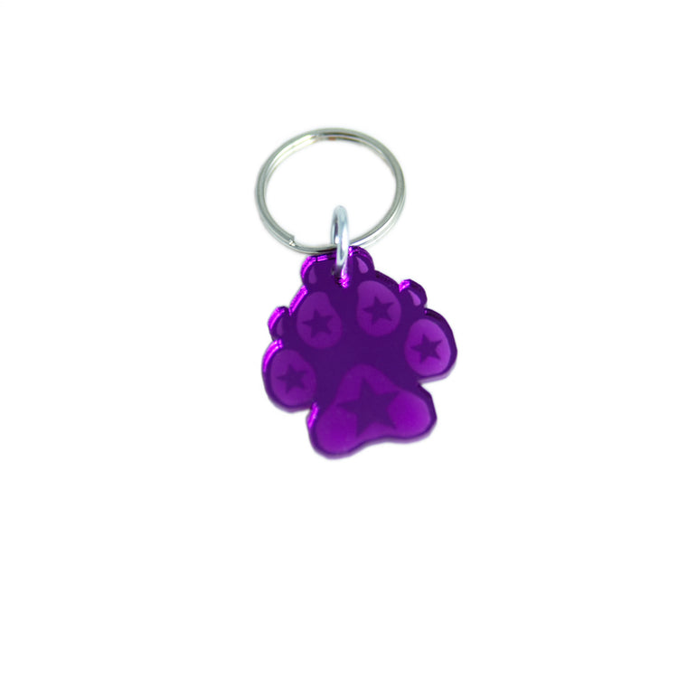 Pawstar Logo Paw Keychain - Pawstar Pawstar Keychain cosplay, costume, furry, ship-15, swag