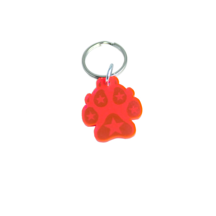 Pawstar Logo Paw Keychain - Pawstar Pawstar Keychain cosplay, costume, furry, ship-15, swag