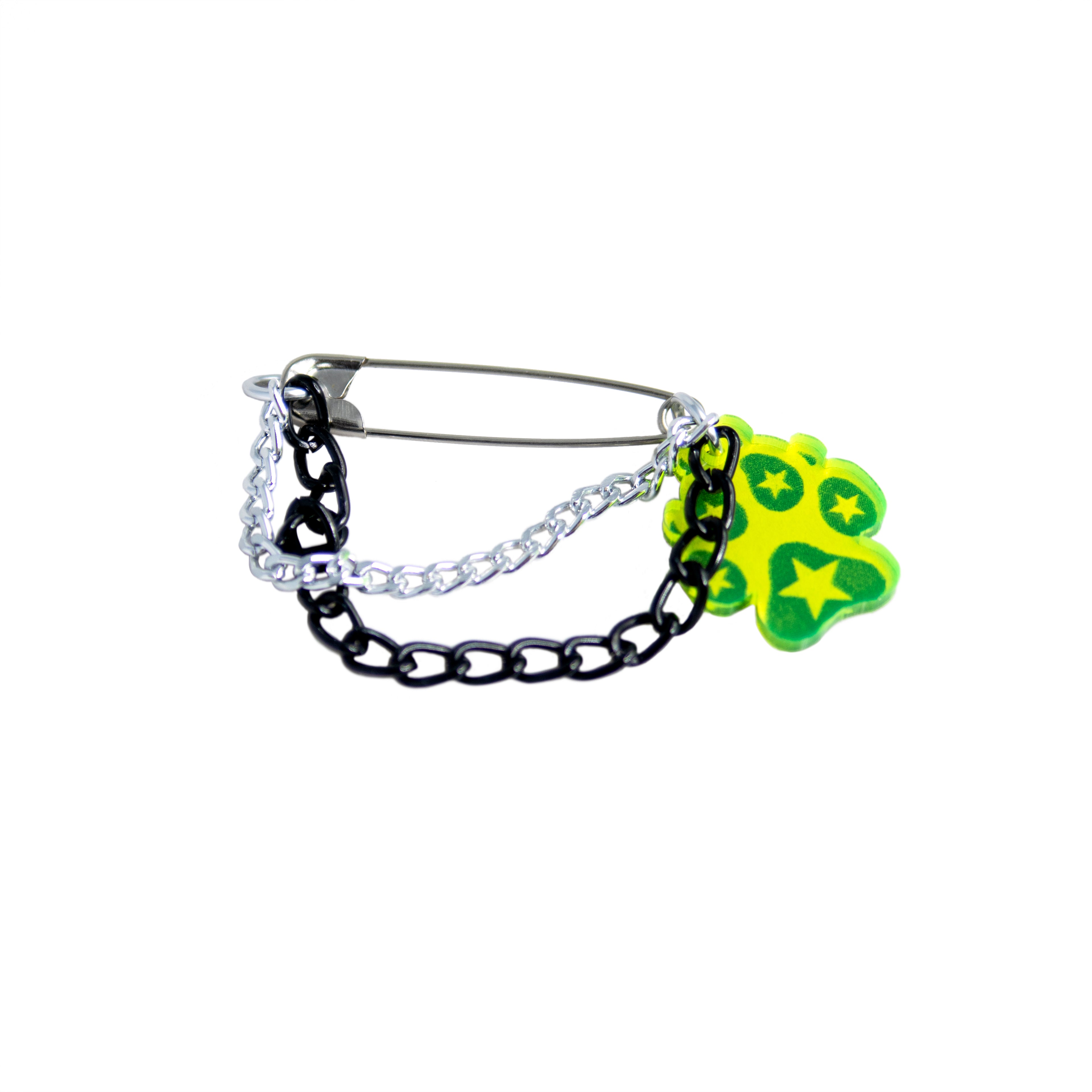 Paw Chain & Charm Pin - Pawstar Pawstar Hat Accessory cosplay, costume, furry, ship-15, swag
