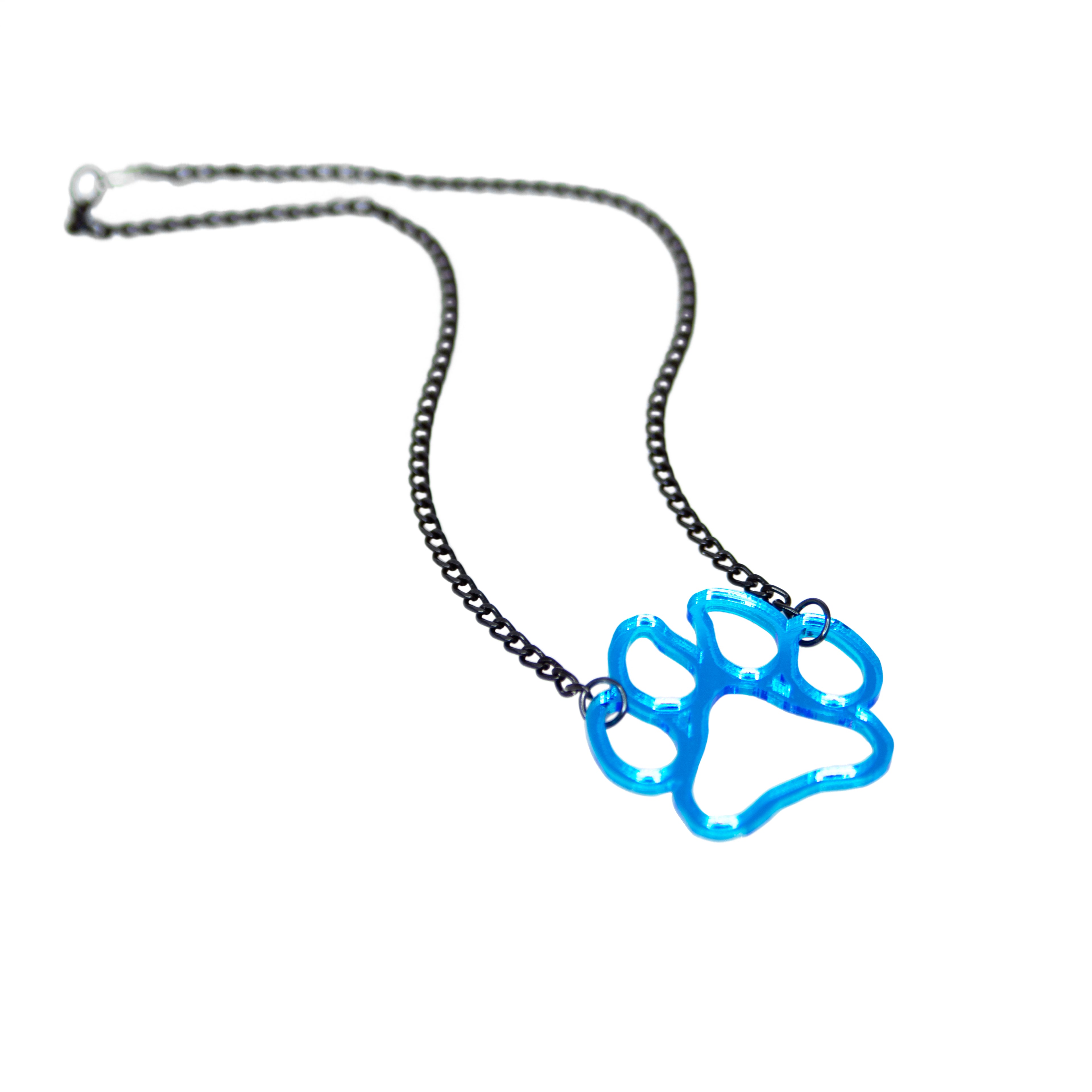 Paw Knucks Bit Necklace - Pawstar Pawstar Necklaces cosplay, costume, Cutebits, furry, ship-15, ship-15day