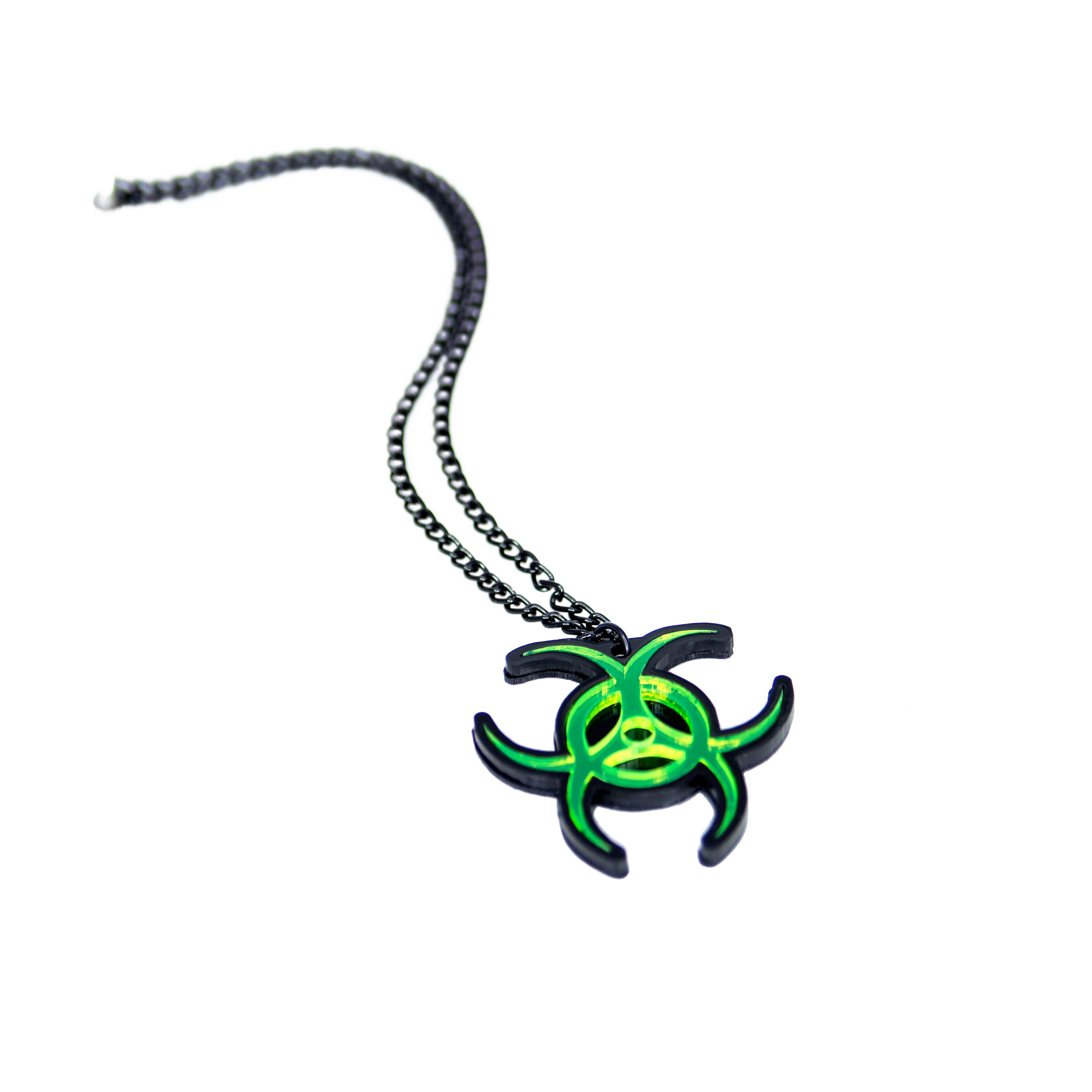 Biohazard Earring & Necklace Set – Pawstar