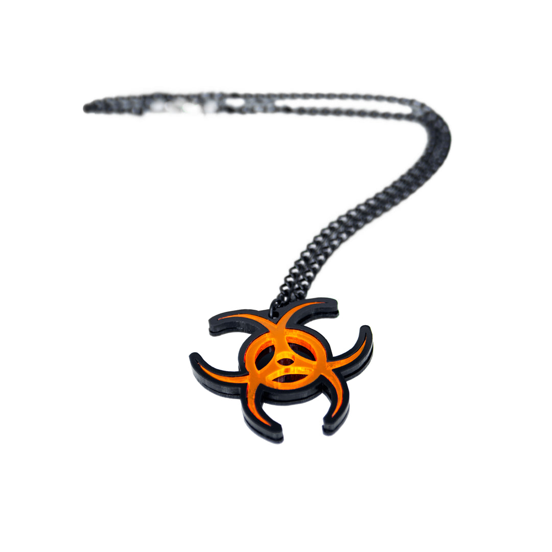 Biohazard Earring & Necklace Set