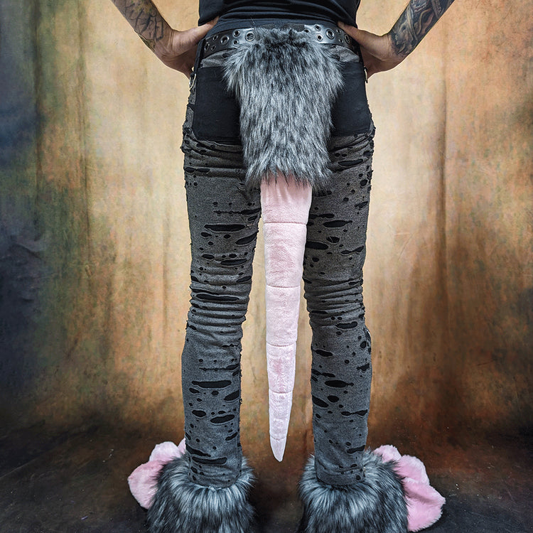 Opossum Outfit - Pawstar Pawstar Foot Covers fursuit, limited, opossum, outfit