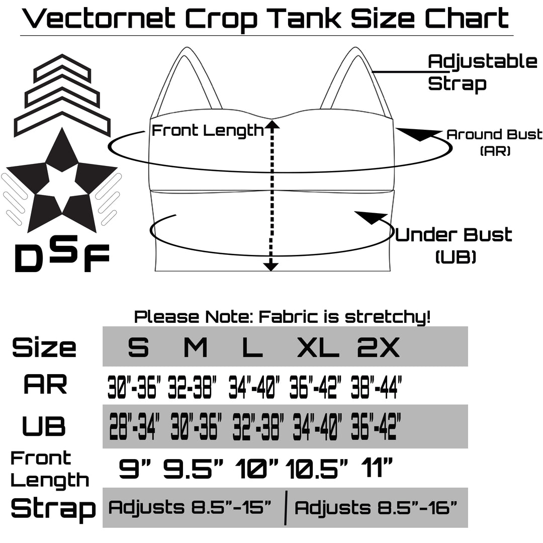 VectorNet Crop Strap Tank