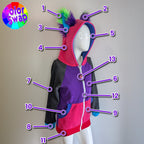 ☆ Color-Swap Fox Yip Hoodie