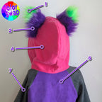 ☆ Color-Swap Fox Yip Hoodie