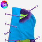 ☆ Color-Swap Kitty Mew Hoodie