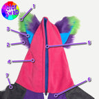 ☆ Color-Swap Fox Yip Hoodie