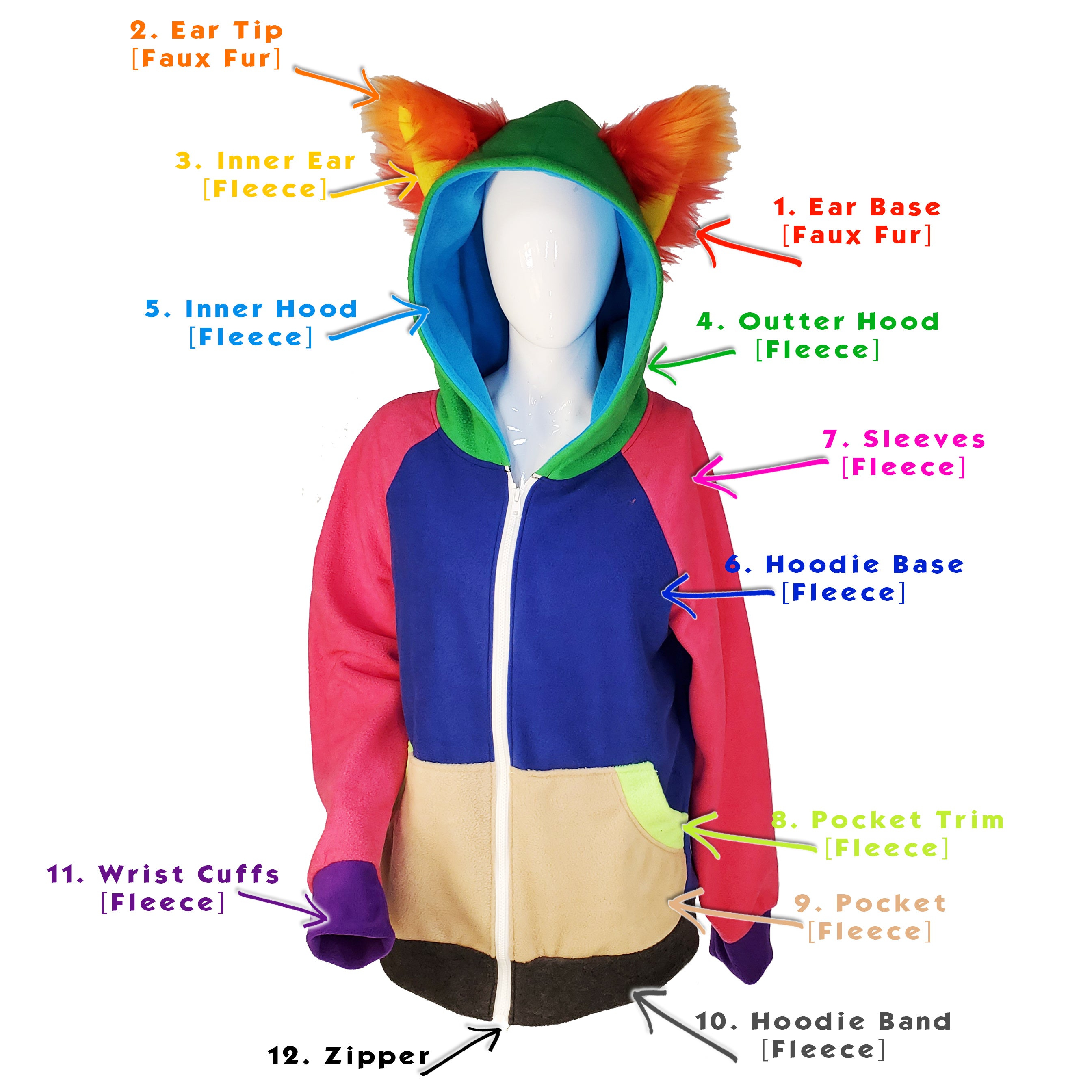 Hoodie hot sale fox original