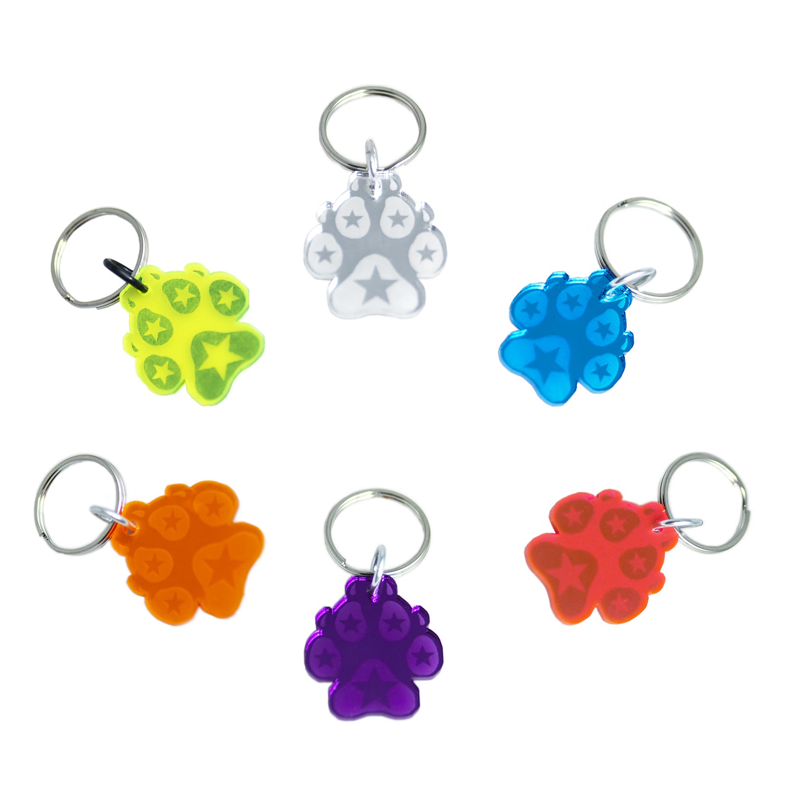 Pawstar Logo Paw Keychain - Pawstar Pawstar Keychain cosplay, costume, furry, ship-15, swag
