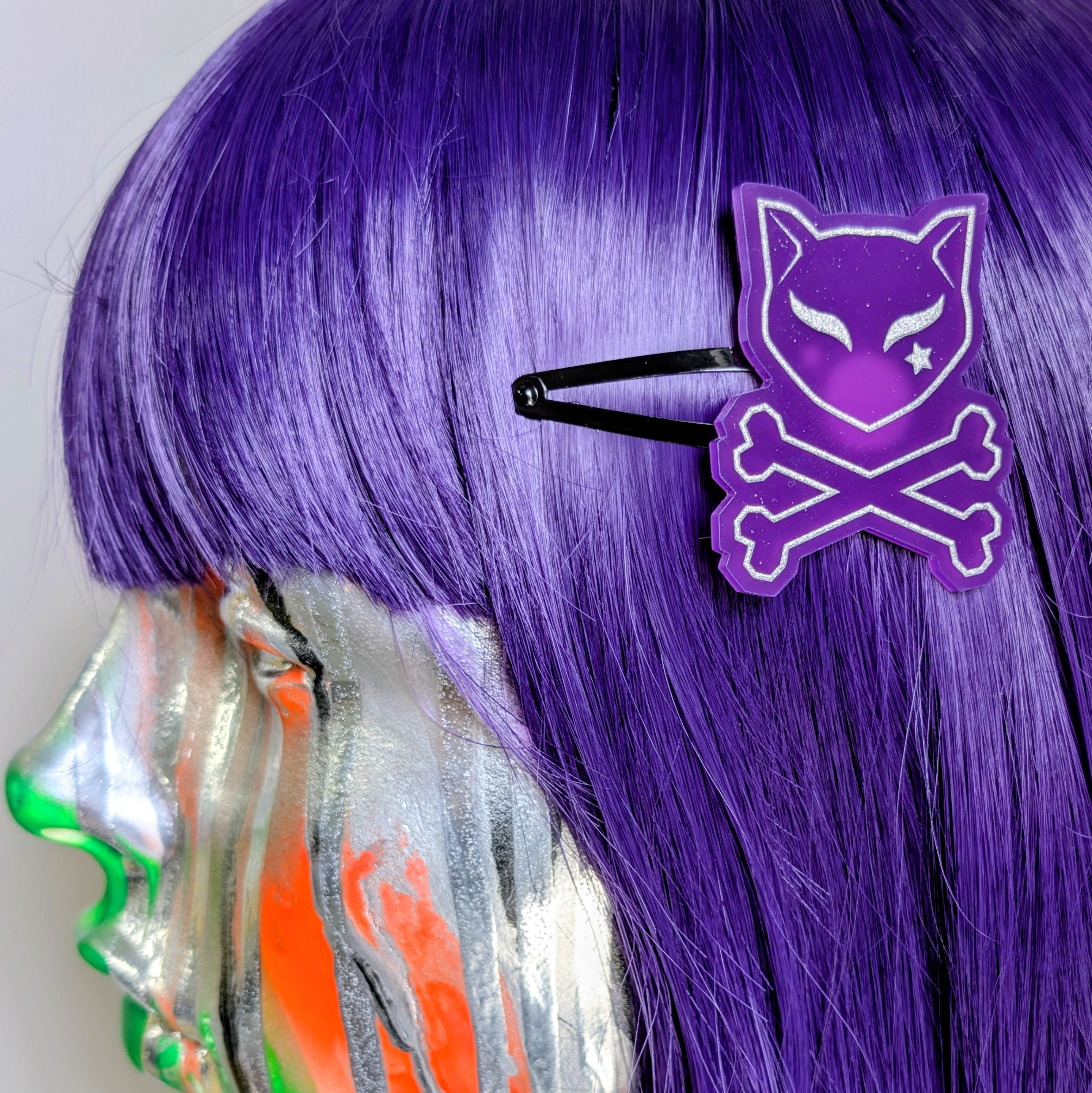 Bad Kitty Hair Clip