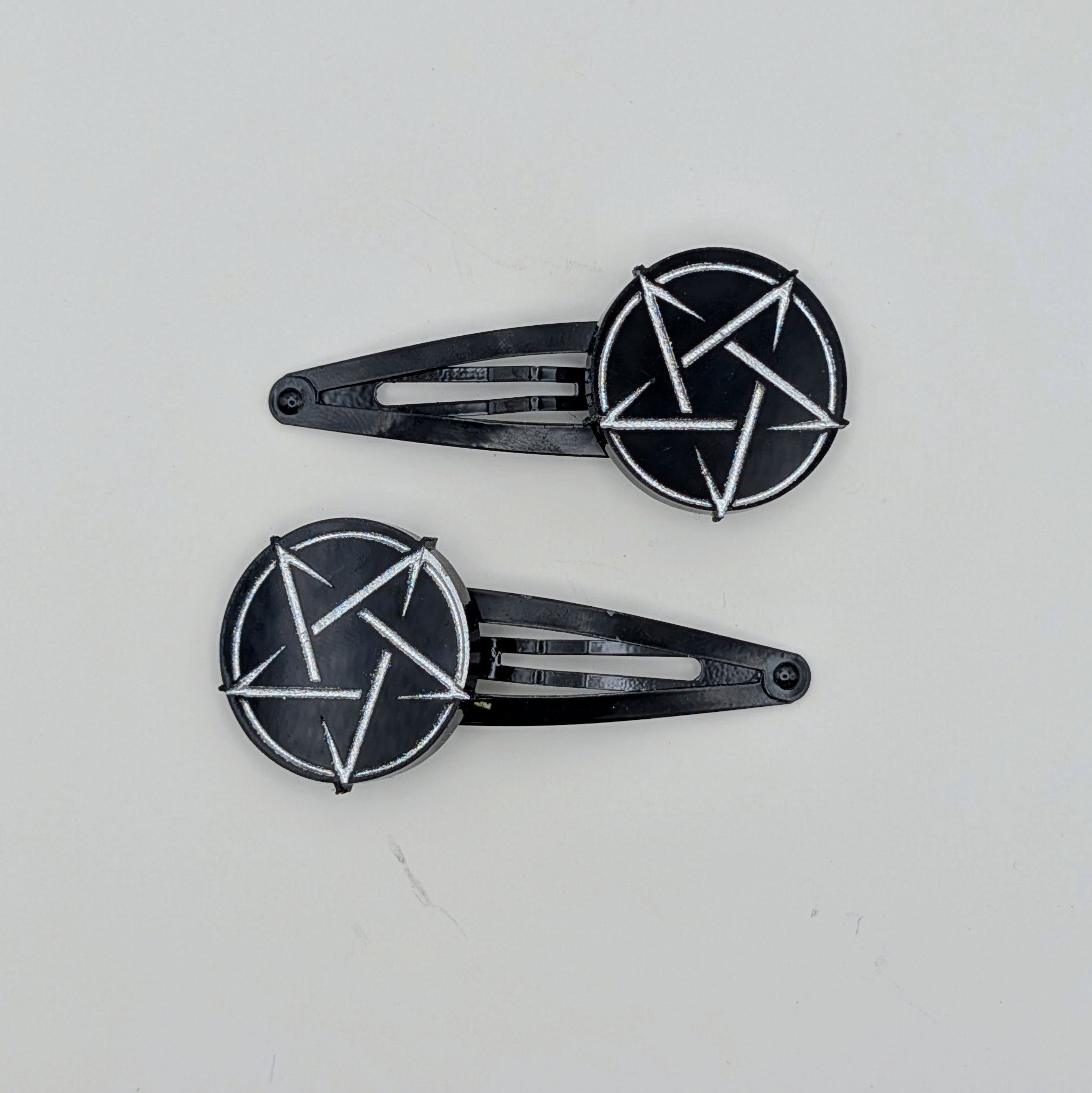 Mini Pentacle Hair Clip Set