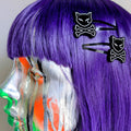 Mini Bad Kitty Hair Clip Set