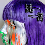 Mini Bad Kitty Hair Clip Set