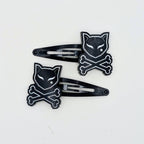 Mini Bad Kitty Hair Clip Set