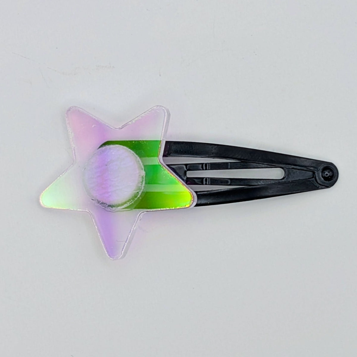 Mini Iridescent Star Hair Clip
