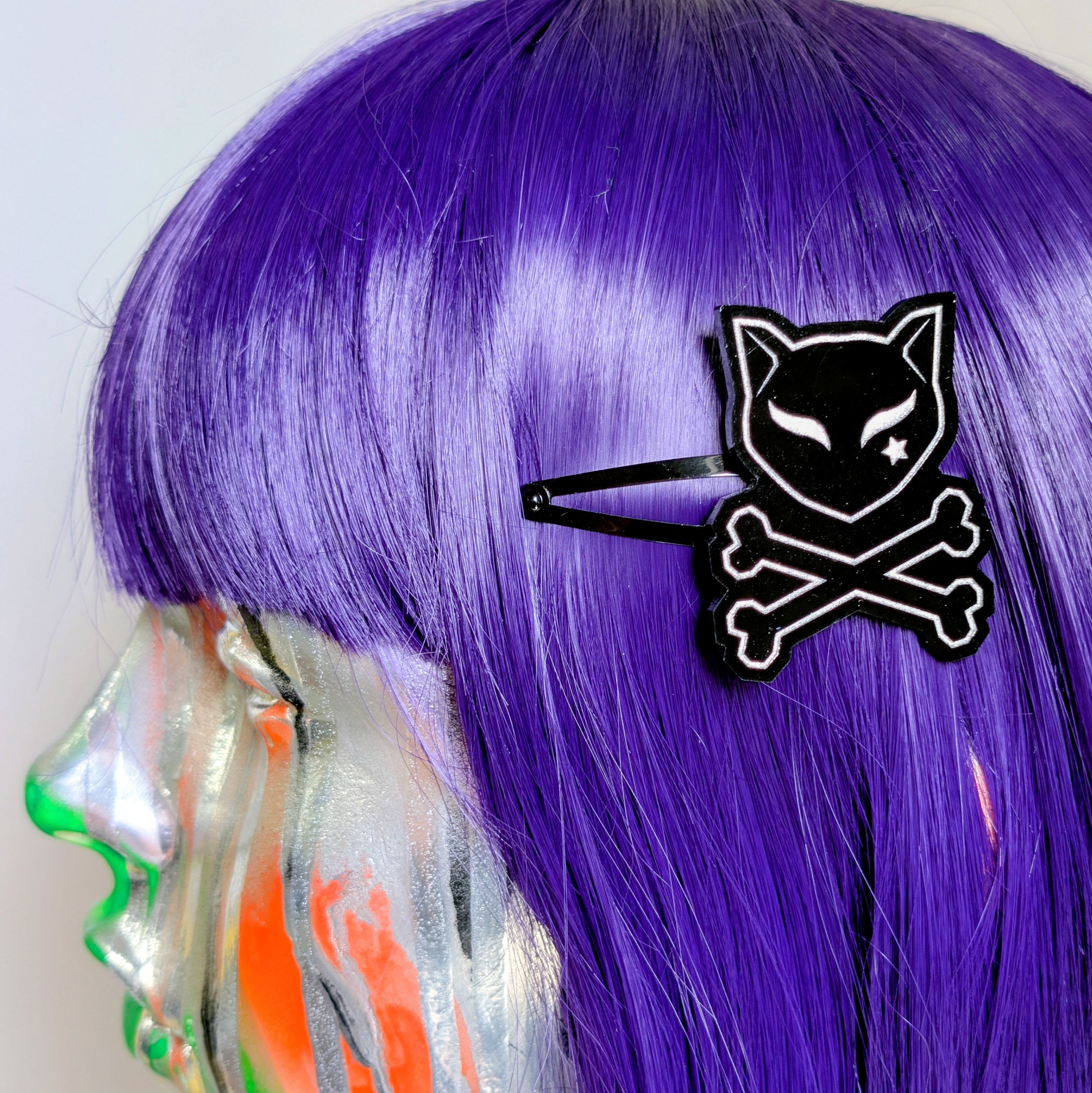 Bad Kitty Hair Clip