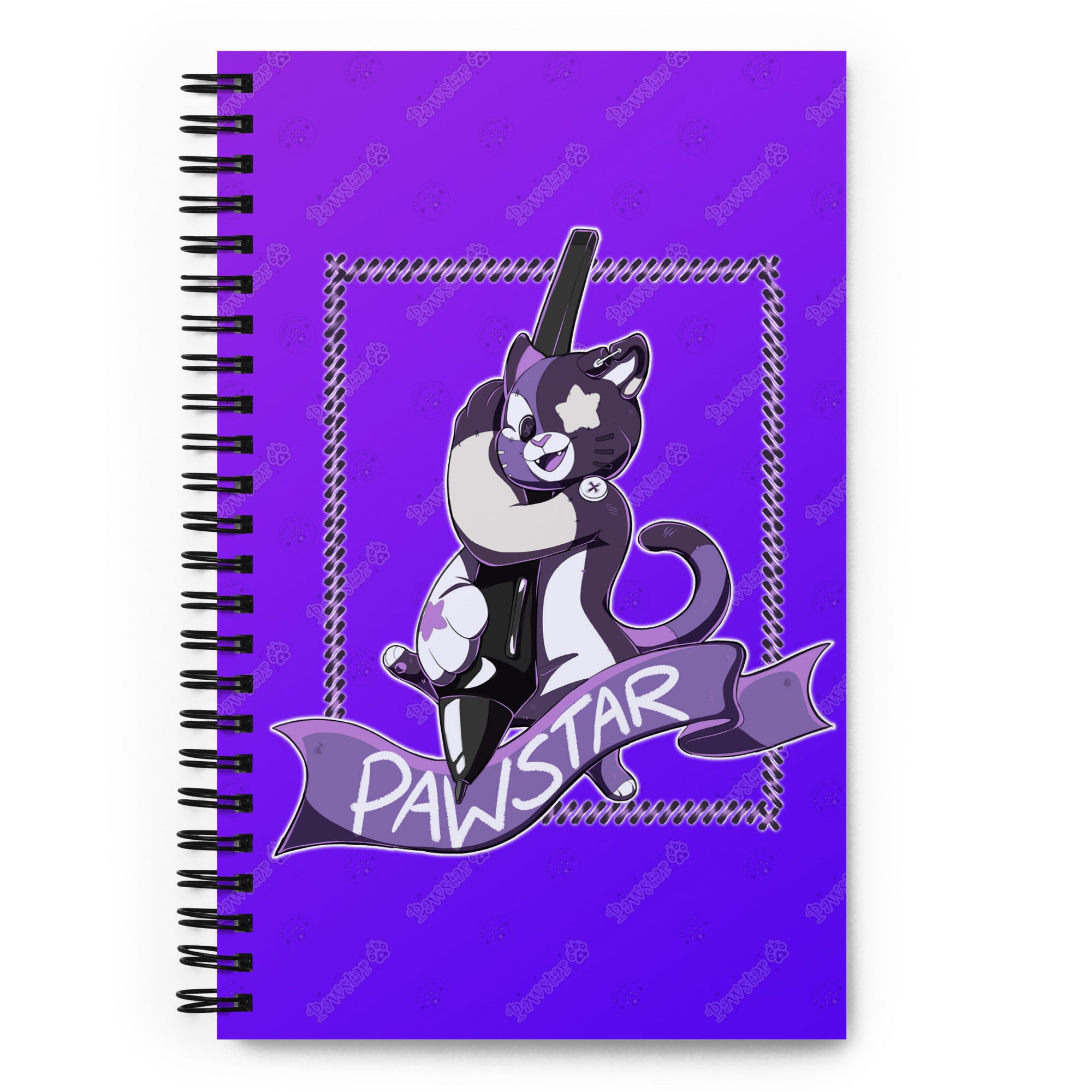 Thimbles Doodles Spiral notebook - Pawstar Pawstar  featured artist, ship-15, stationary, swag, thimbles