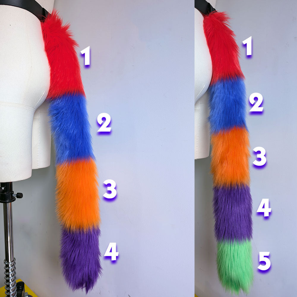 ☆ Color-Swap Stripey Kitty Tail