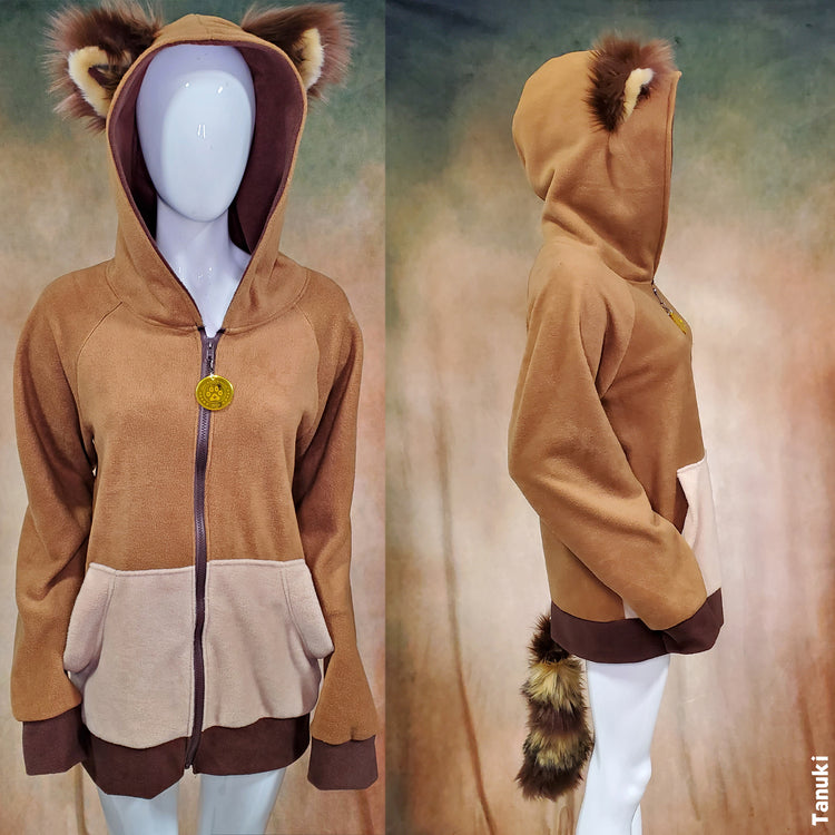 Tanuki Hoodie - Pawstar Pawstar clothing cosplay, costume, furry, hoodie, limited, ship-15, ship-30day, ship-5day