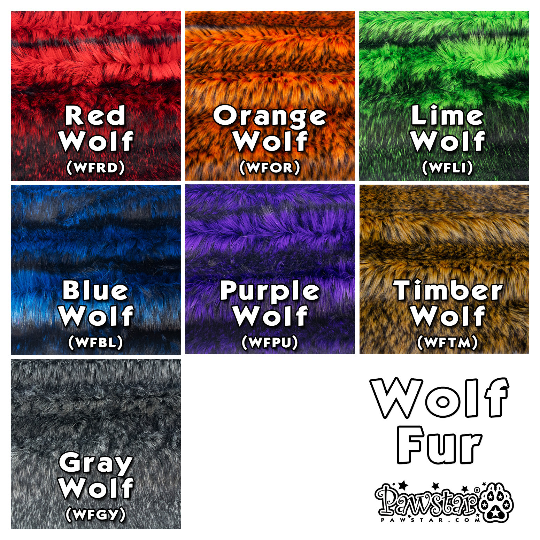 Wild Wolf Fur PawMitts