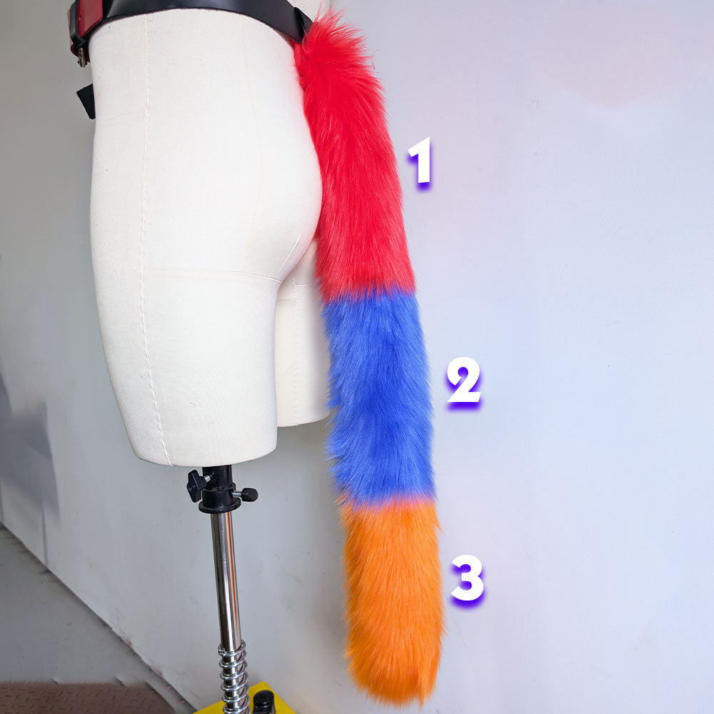 ☆ Color-Swap Stripey Kitty Tail