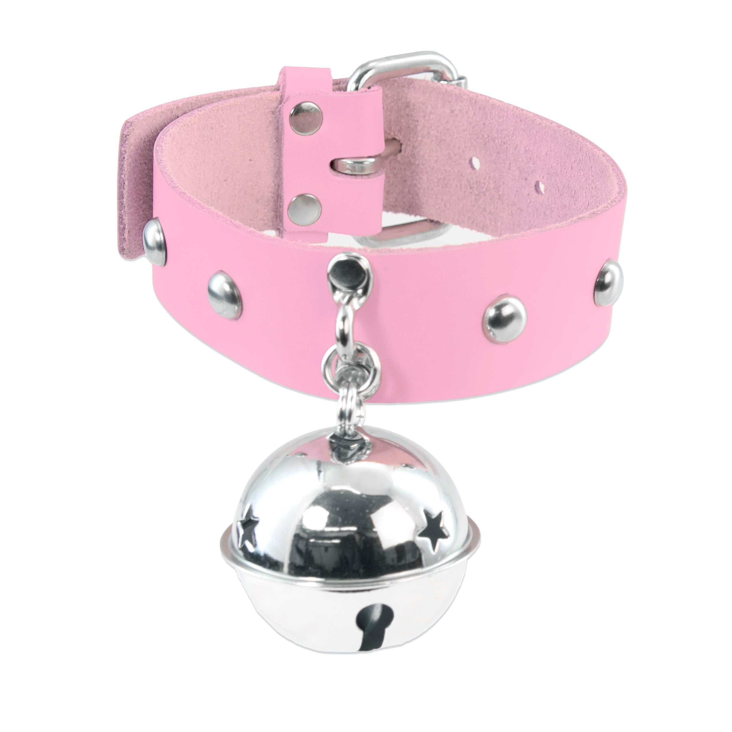 Big Kitty Bell Collar - Pawstar Pawstar Leather Collar collar, cosplay, costume, furry, leather, ship-15, ship-15day