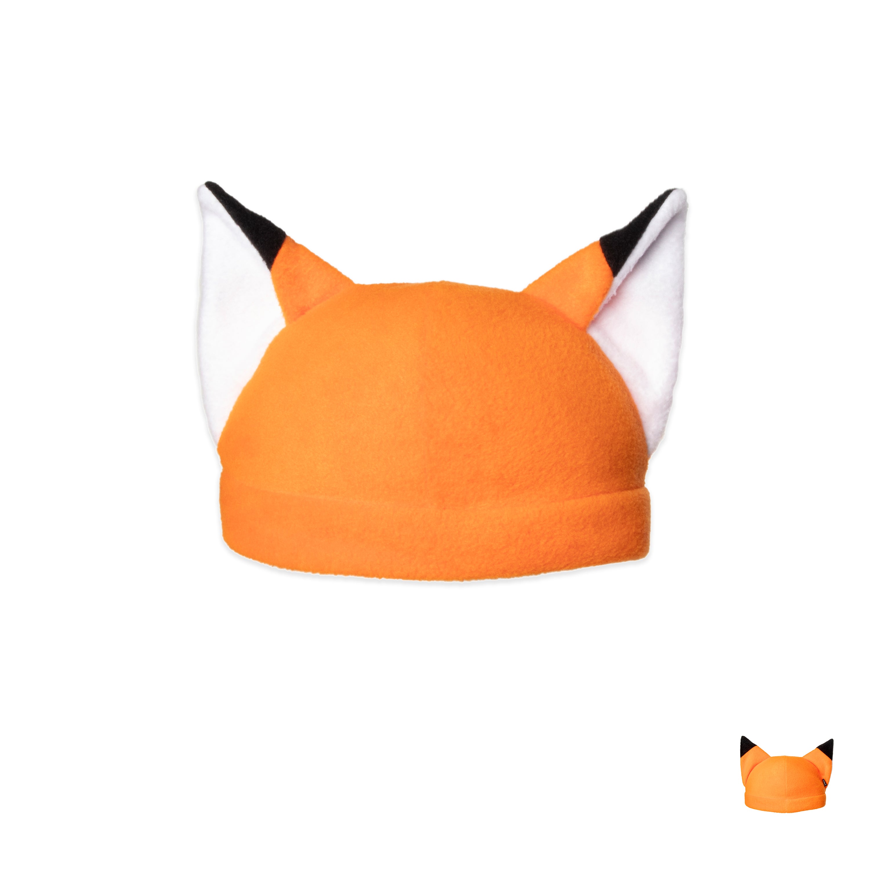 Pawstar Fleece Fox Hat for partial fursuit, furry cosplay, or halloween costume