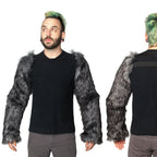 Wild Wolf Fur Arm Sleeves - Pawstar Pawstar Arm Sleeves Arm Sleeves, clothing, cosplay, costume, furry, fursuit, ship-15, ship-30day