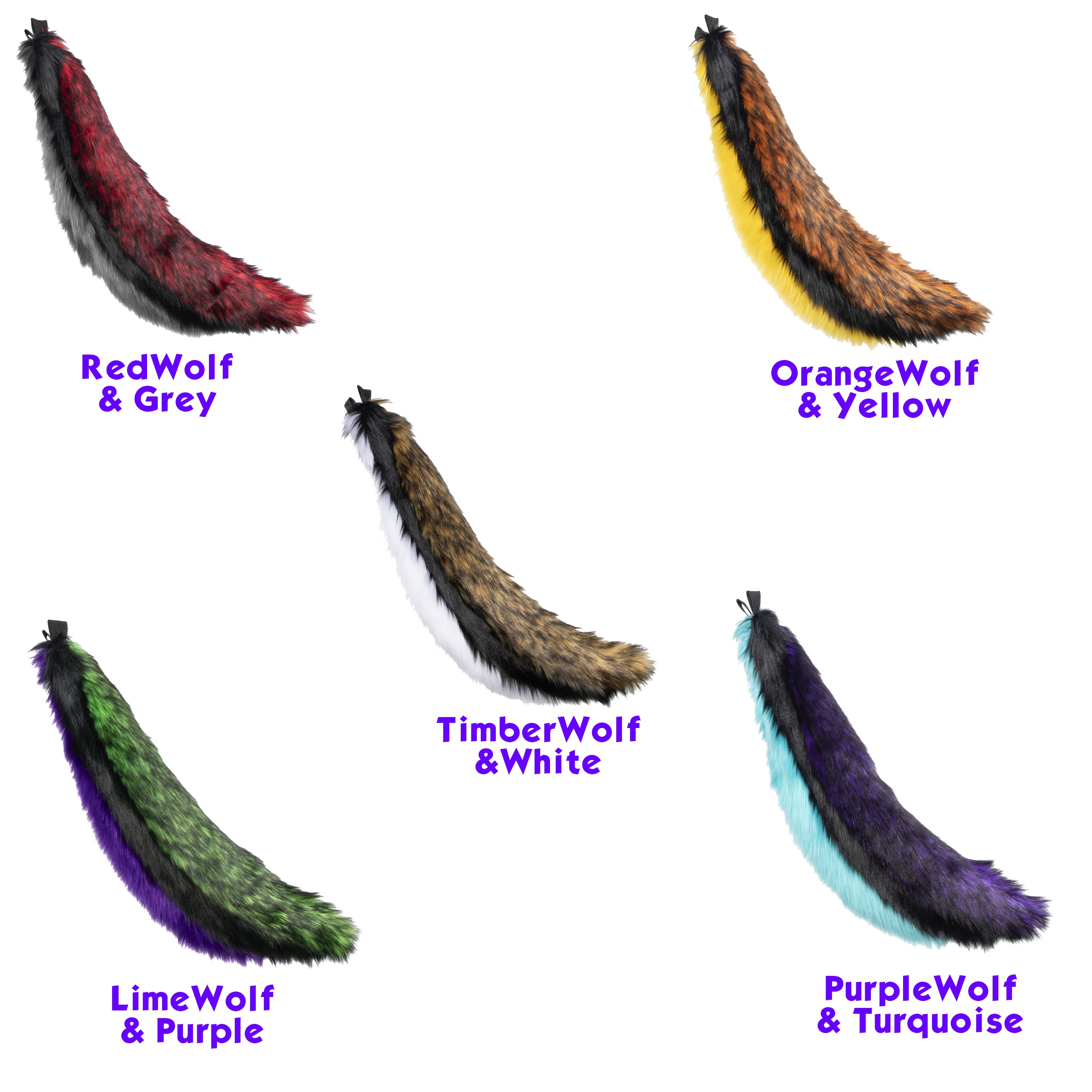 Wild Wolf Tail+ - Pawstar Pawstar Tails canine, cosplay, costume, furry, ship-15, ship-15day, tail, wolf, wolfplus