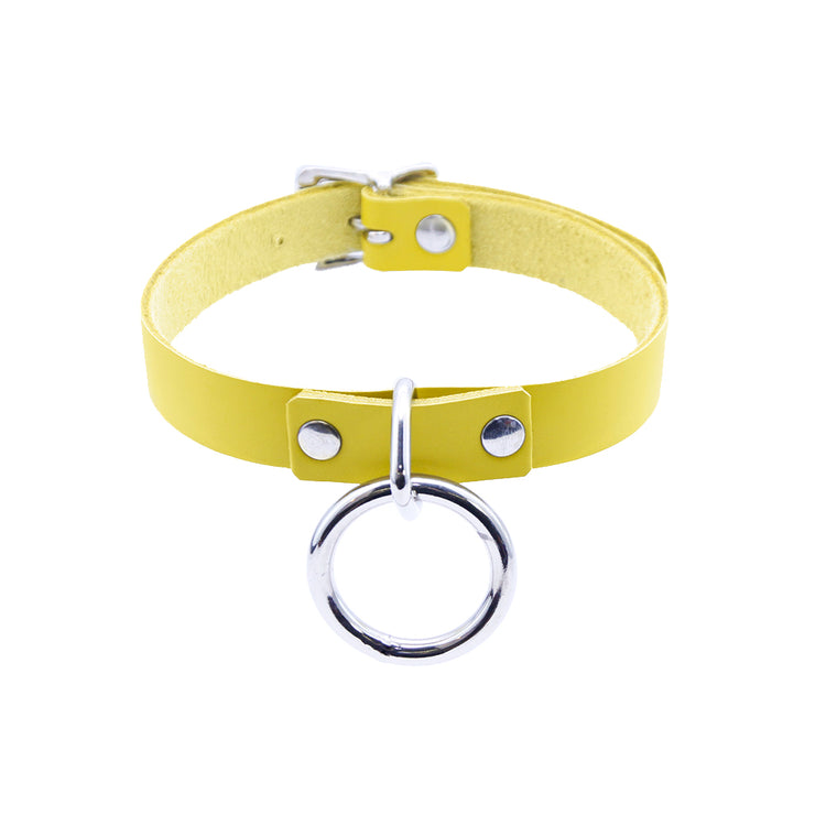 Pawstar basic ring collar made from leather. Great for furries cosplayers, and more