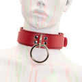 Deluxe Fleece Lined Collar - Pawstar DSFusion Collar collar, goth, leather, ship-15, ship-15day