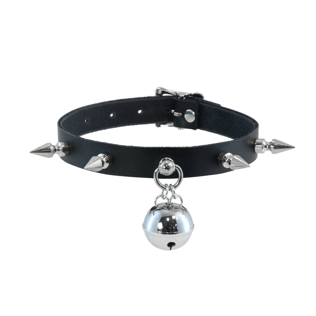 Kitty Bell Spike Collar by Pawstar - Main Image
