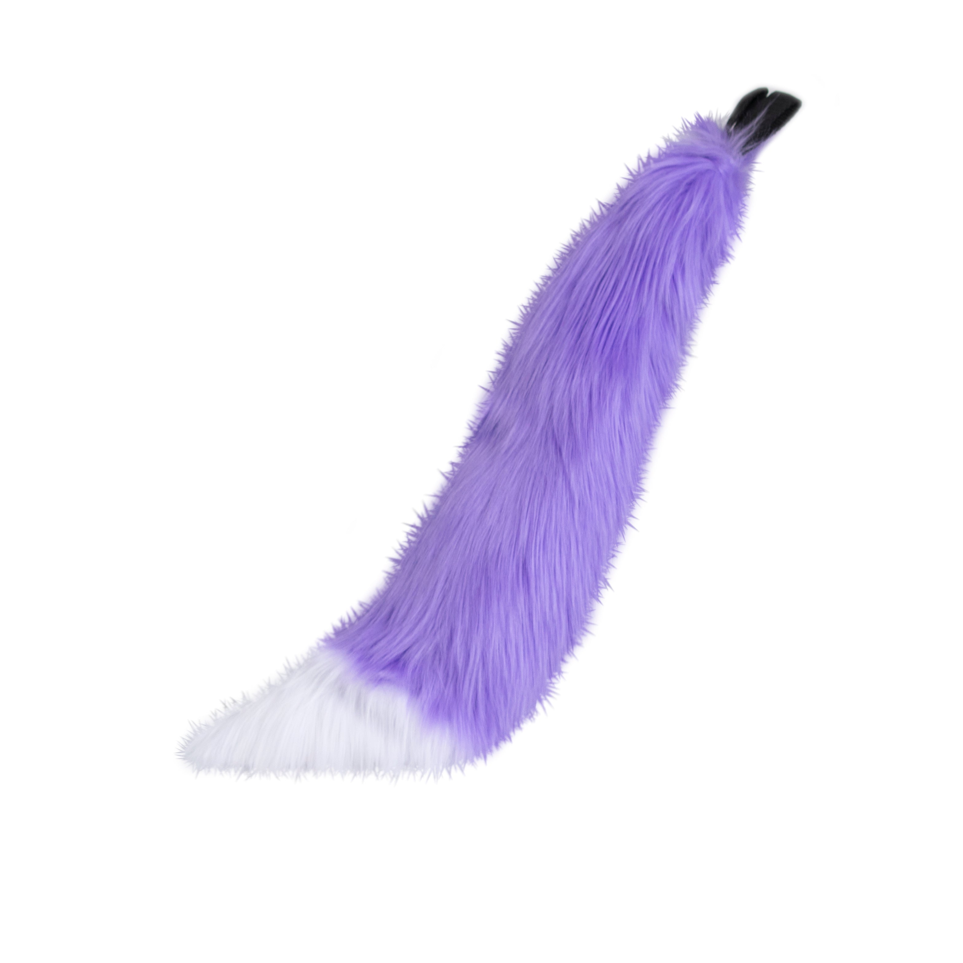 lilac lavender with white  tip Mini Fox Tail - Pawstar Pawstar Tails 