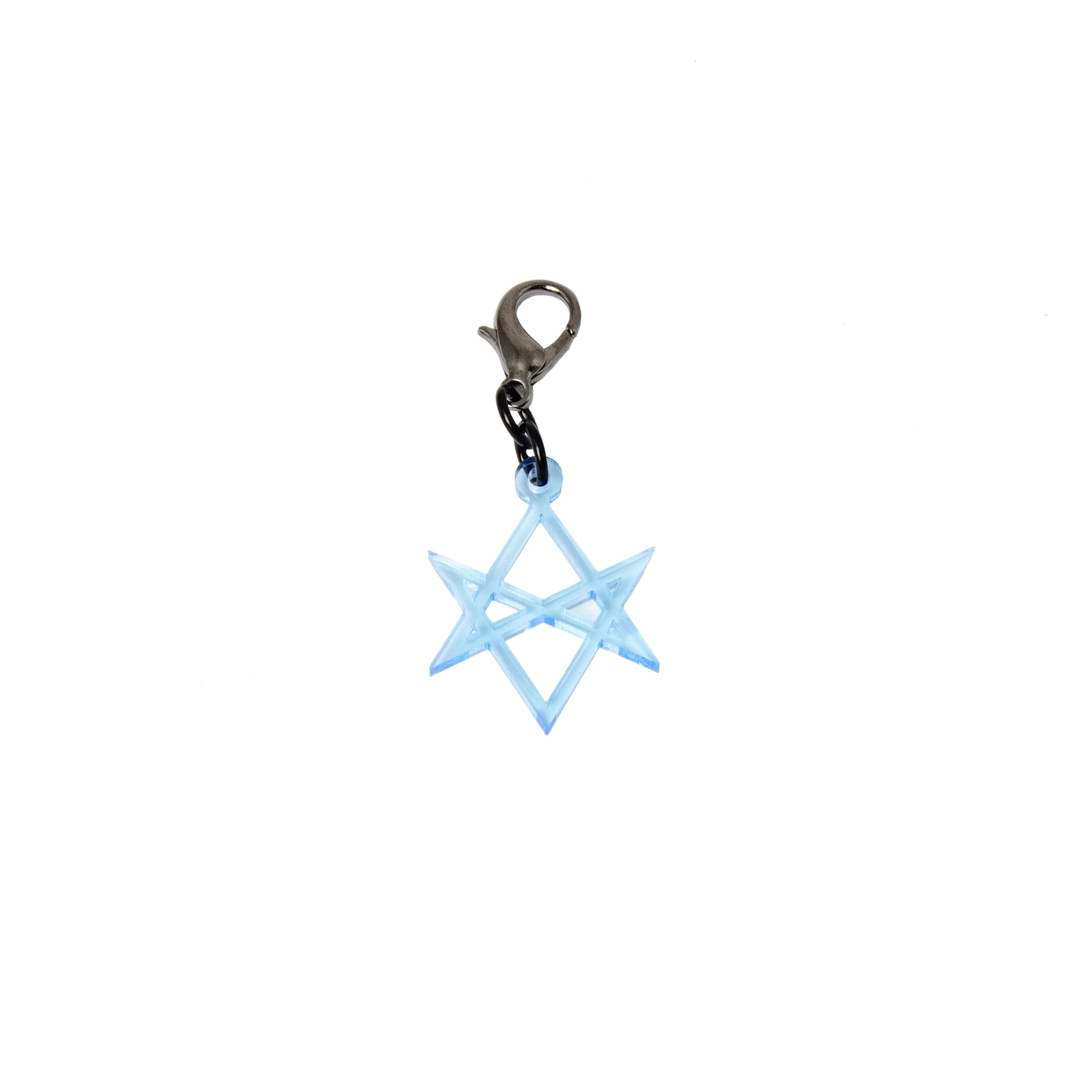 Unicursal Hexagram Charm DSFusion Dark Star Fusion Pawstar goth pastel kawaii lolita harajuku fashion cybergoth punk cyberpunk rave raver festival dog fashion for furry furries