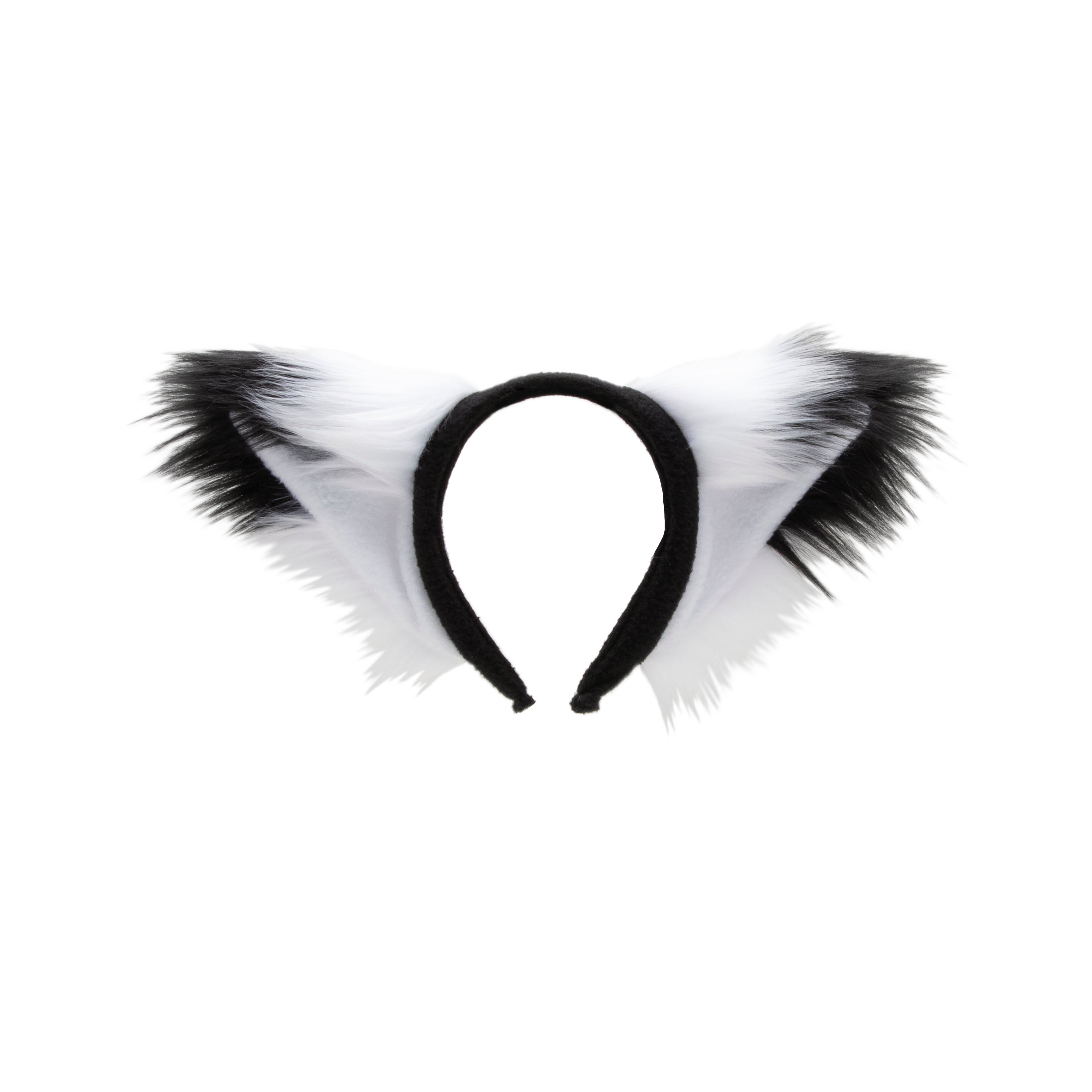 white Fox Ears - Pawstar Fox Yip Ear Headband - fox ears headband for costumes, cosplay, fursuit, fashion, therian