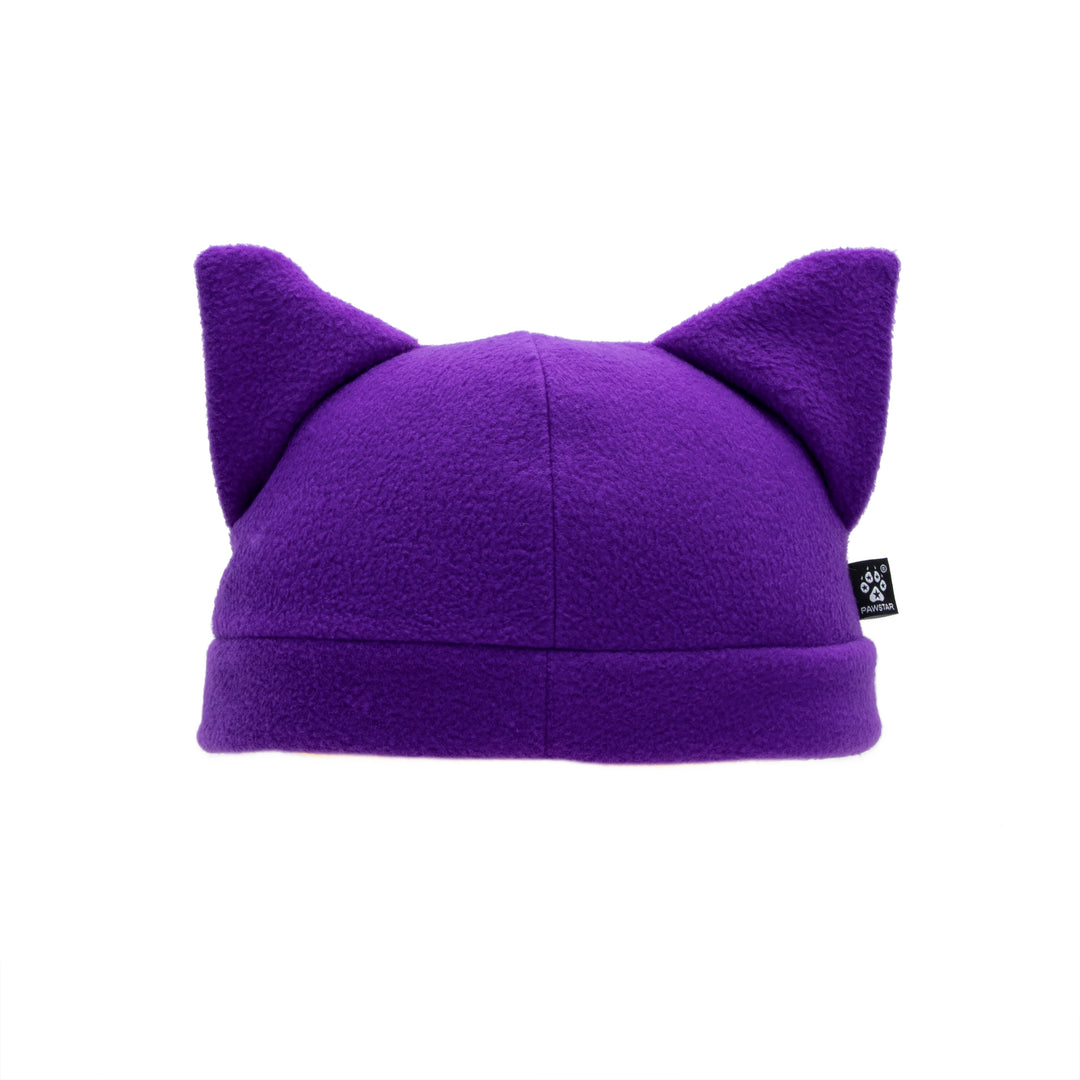 purple Thimbles the ragdoll kitty cat hat. Great for halloween costume and furry cosplay.