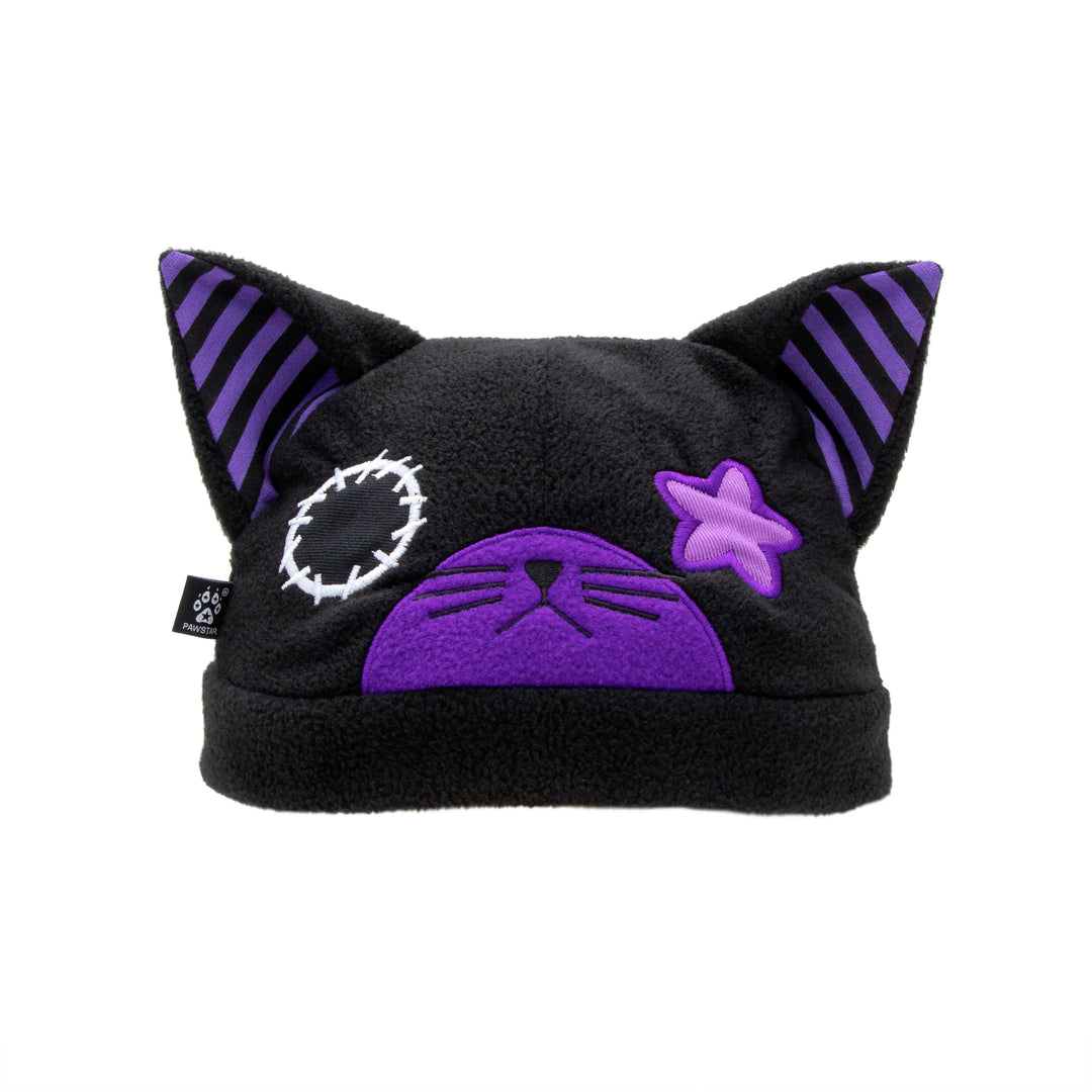 purple Thimbles the ragdoll kitty cat hat. Great for halloween costume and furry cosplay.