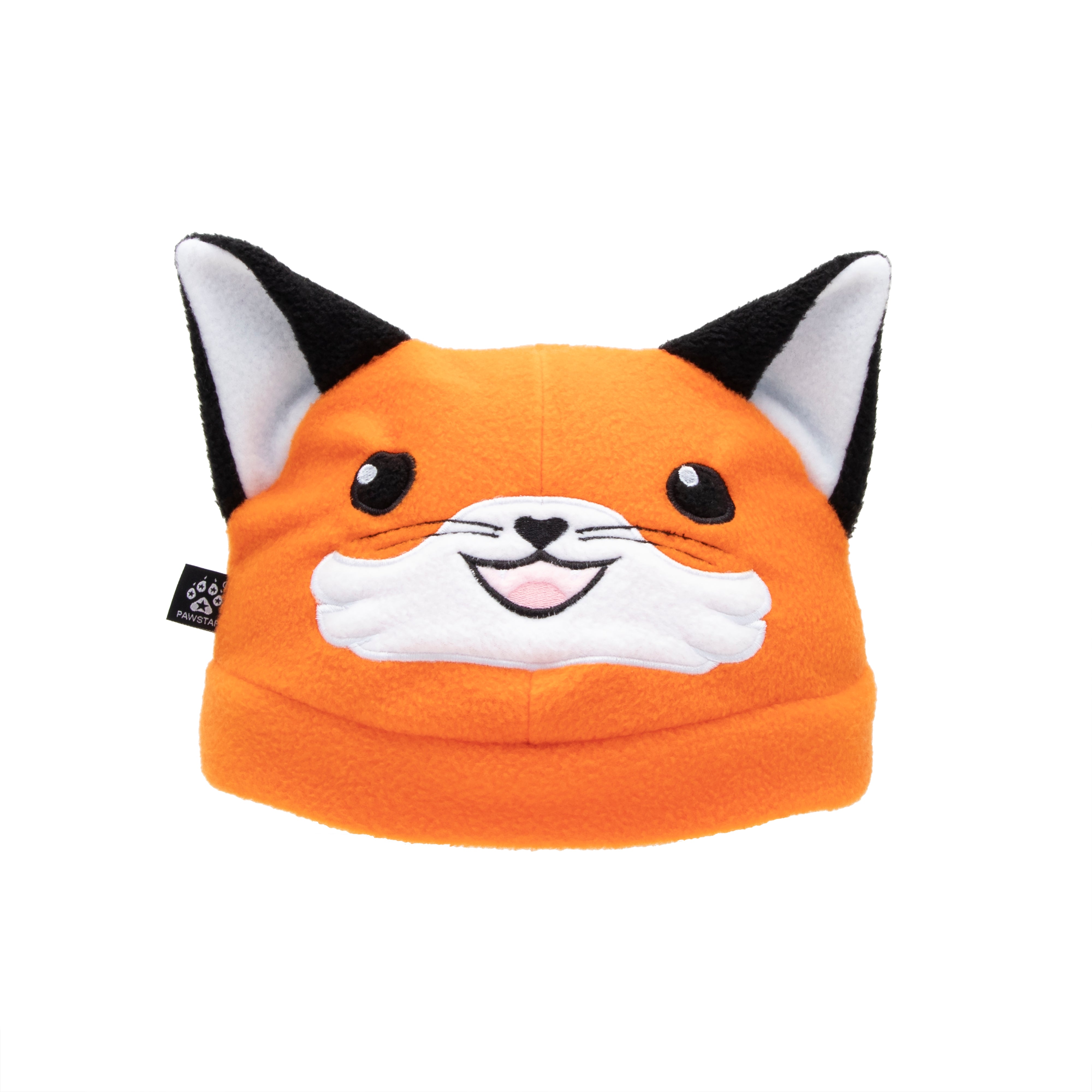Chuffins™ the Happy Fox Hat - Pawstar Pawstar Fleece Hats canine, chuffins, cosplay, costume, fox, furry, hat, orange, ship-15, ship-30day