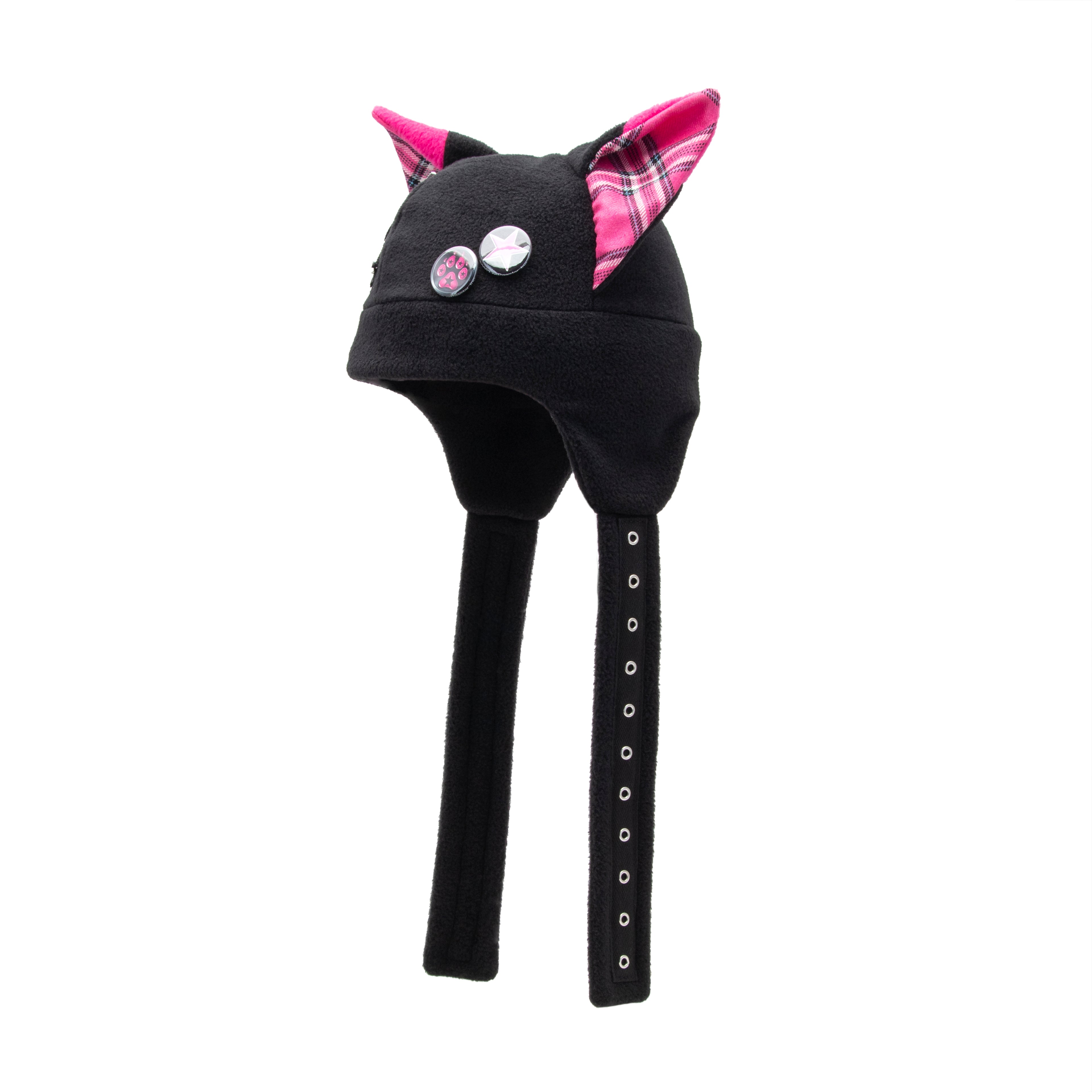 Pin Punx Fox Hat - Extra Warm - Pawstar Pawstar Fleece Hats canine, cosplay, costume, fox, furry, hat, ship-15, ship-15day